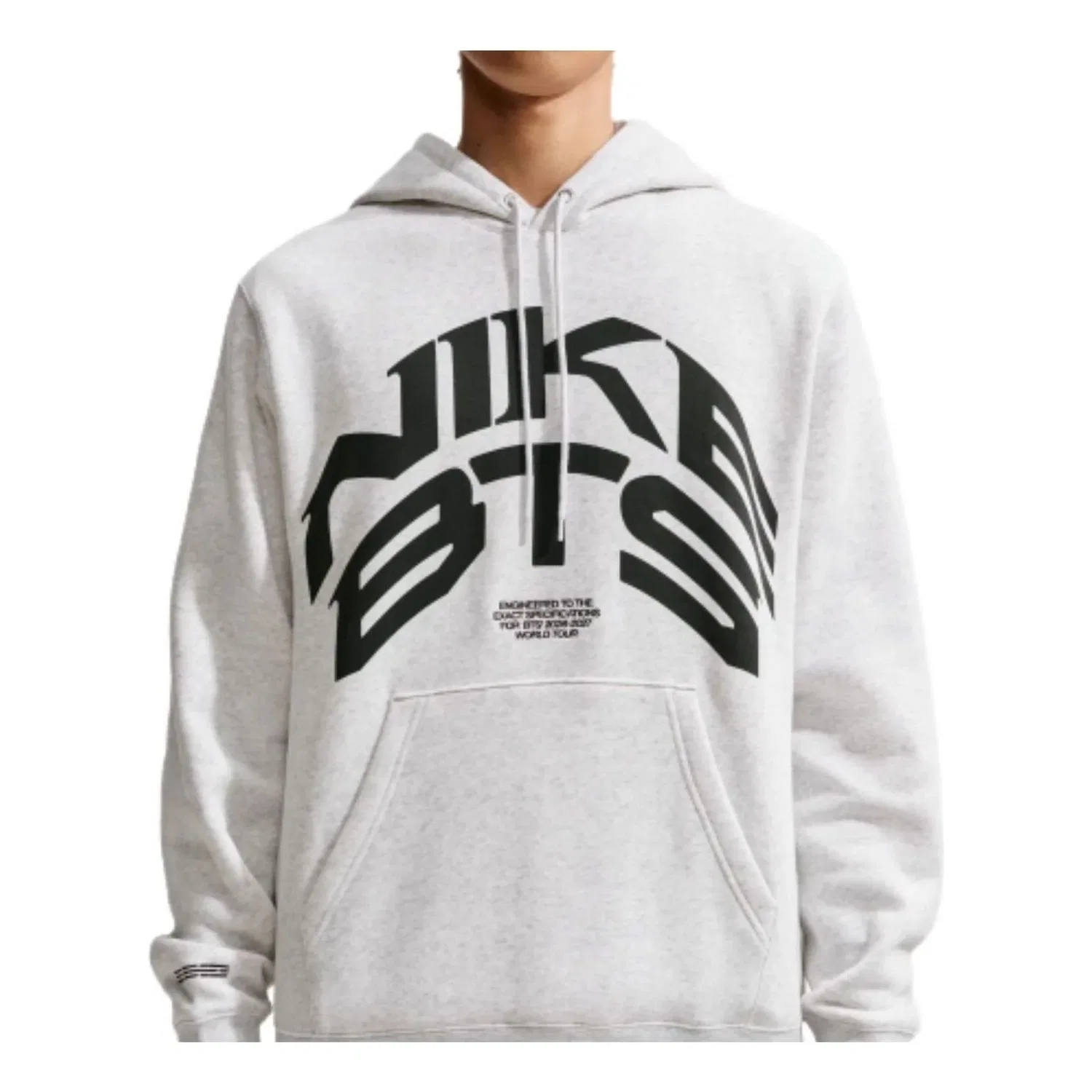 Мужское худи BTS Fleece Pullover Hoodie 'Birch Heather' Nike, Birch Heather
