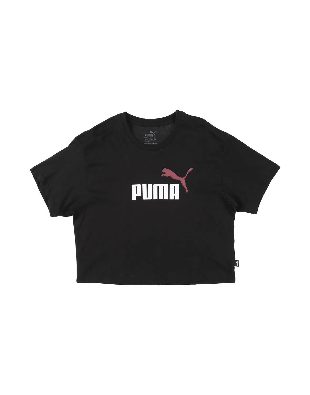 Детская футболка с принтом Puma, черный