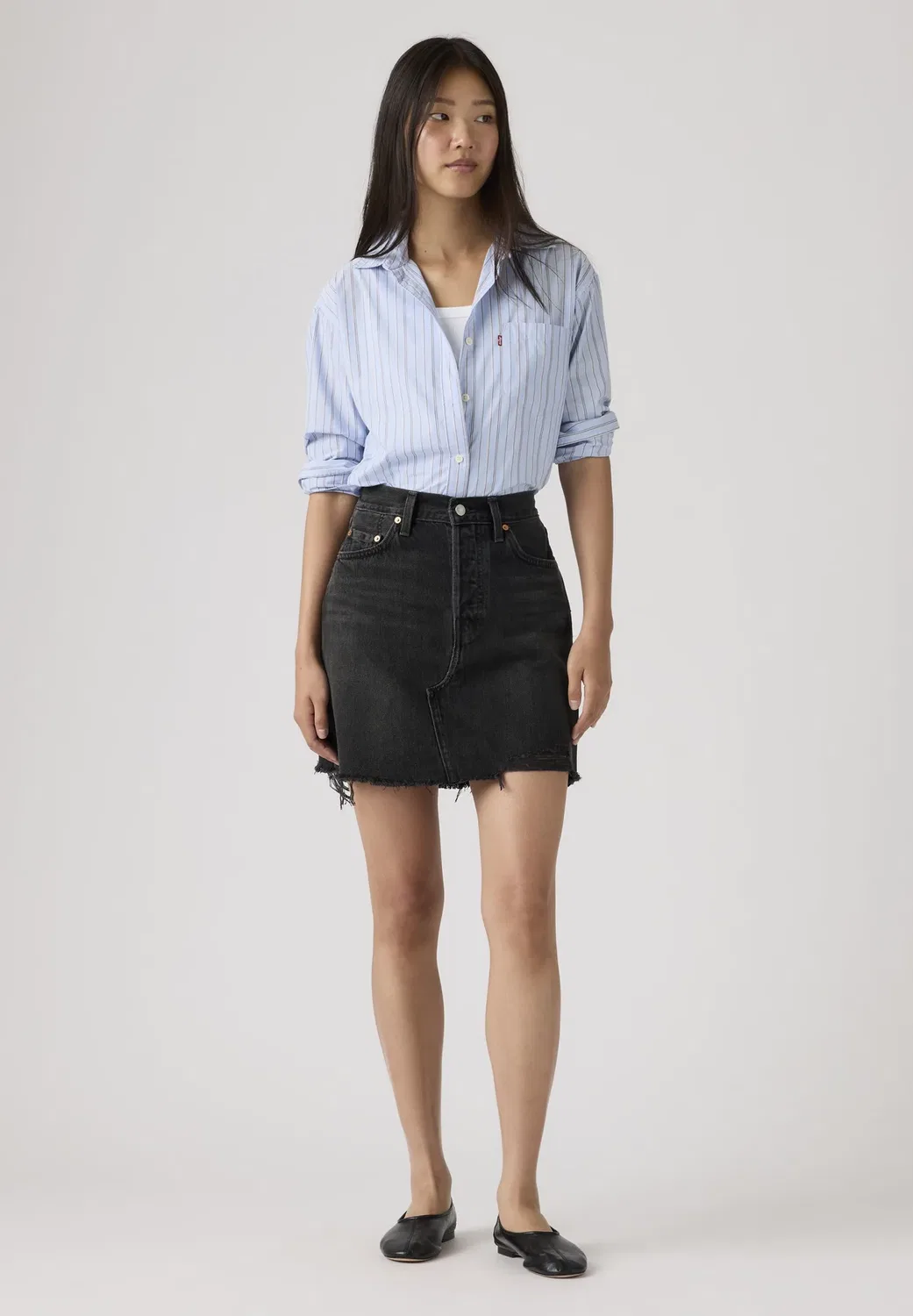 Деконструированная юбка h1'26 - юбка А-силуэта Levi'S, Rebel Edge Skirt