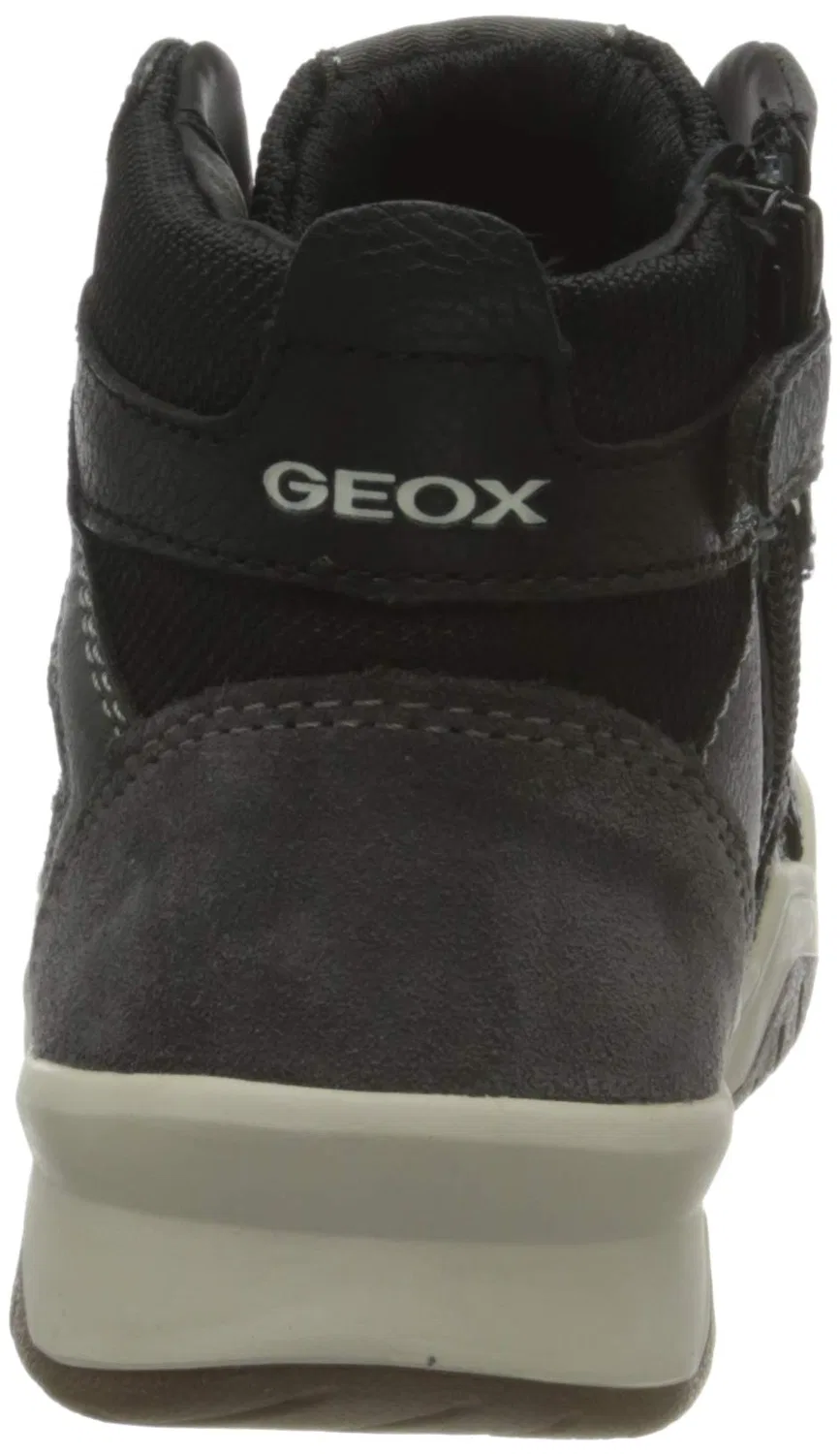 Детские кроссовки для мальчиков с контрастными вставками J Perth Boy B Geox, Black Dk Grey — фото 3