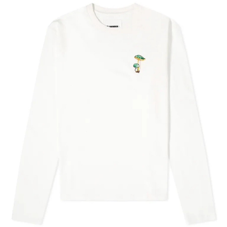 

Свитшот Jil Sander Plus Long Sleeve Mushroom, белый