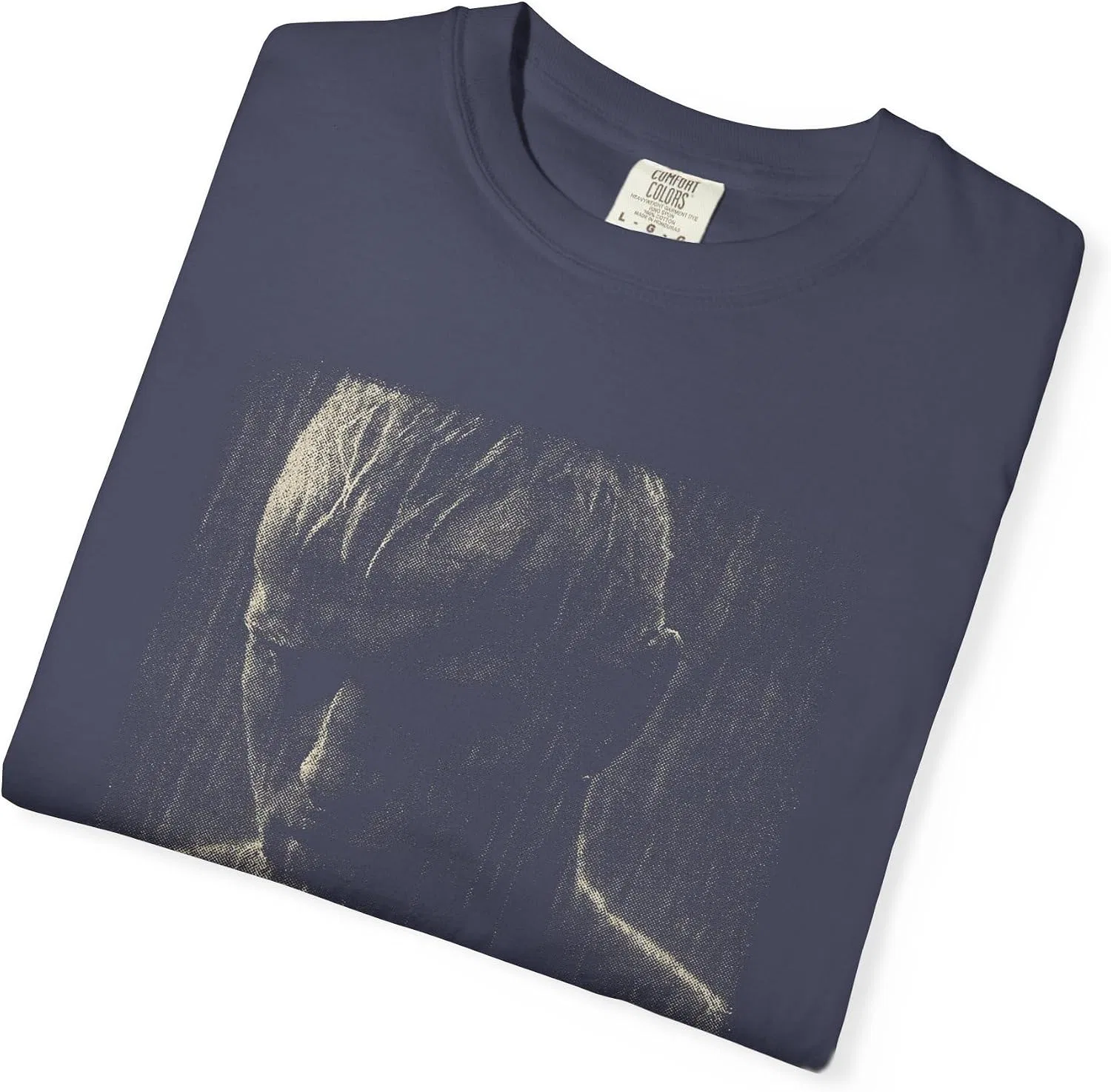 Футболка с принтом Blade Runner Roy Batty Comfort Colors, Denim — фото 4