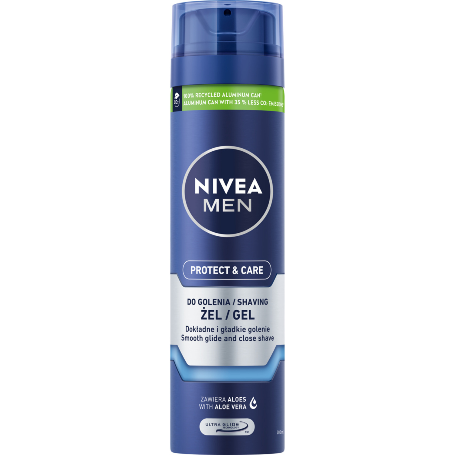 Nivea Men Protect & Care увлажняющий гель для бритья, 200 мл - фото