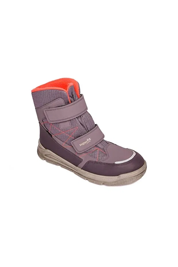 Детские ботинки для девочек на плоском ходу Goretex bot mars g 009086-8520 Superfit, Purple/Orange — фото 3