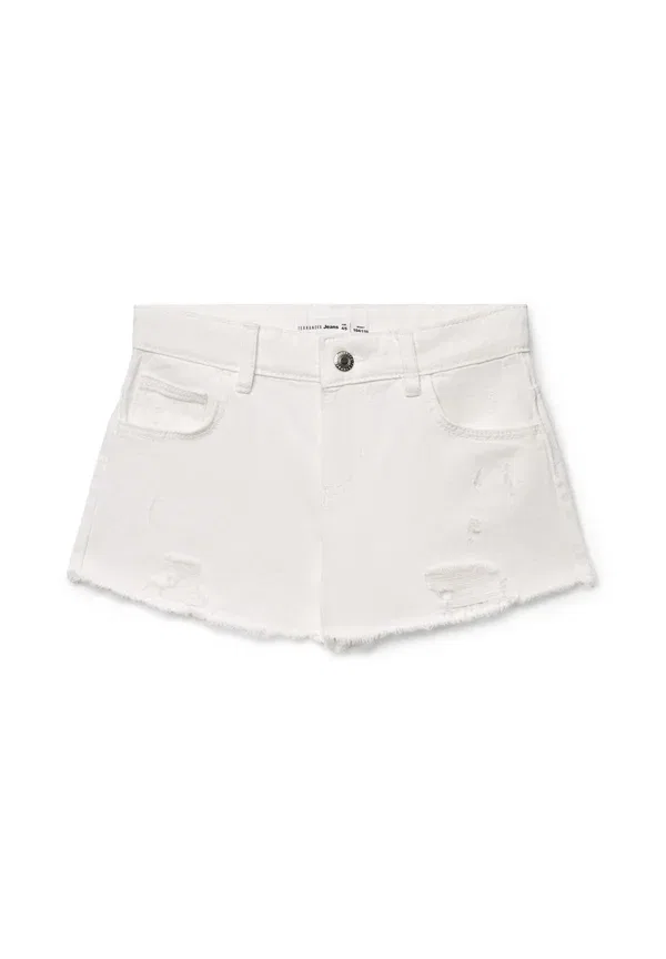 Шорты джинсовые Denim shorts Terranova, Bianco Ottico, белый — фото 4