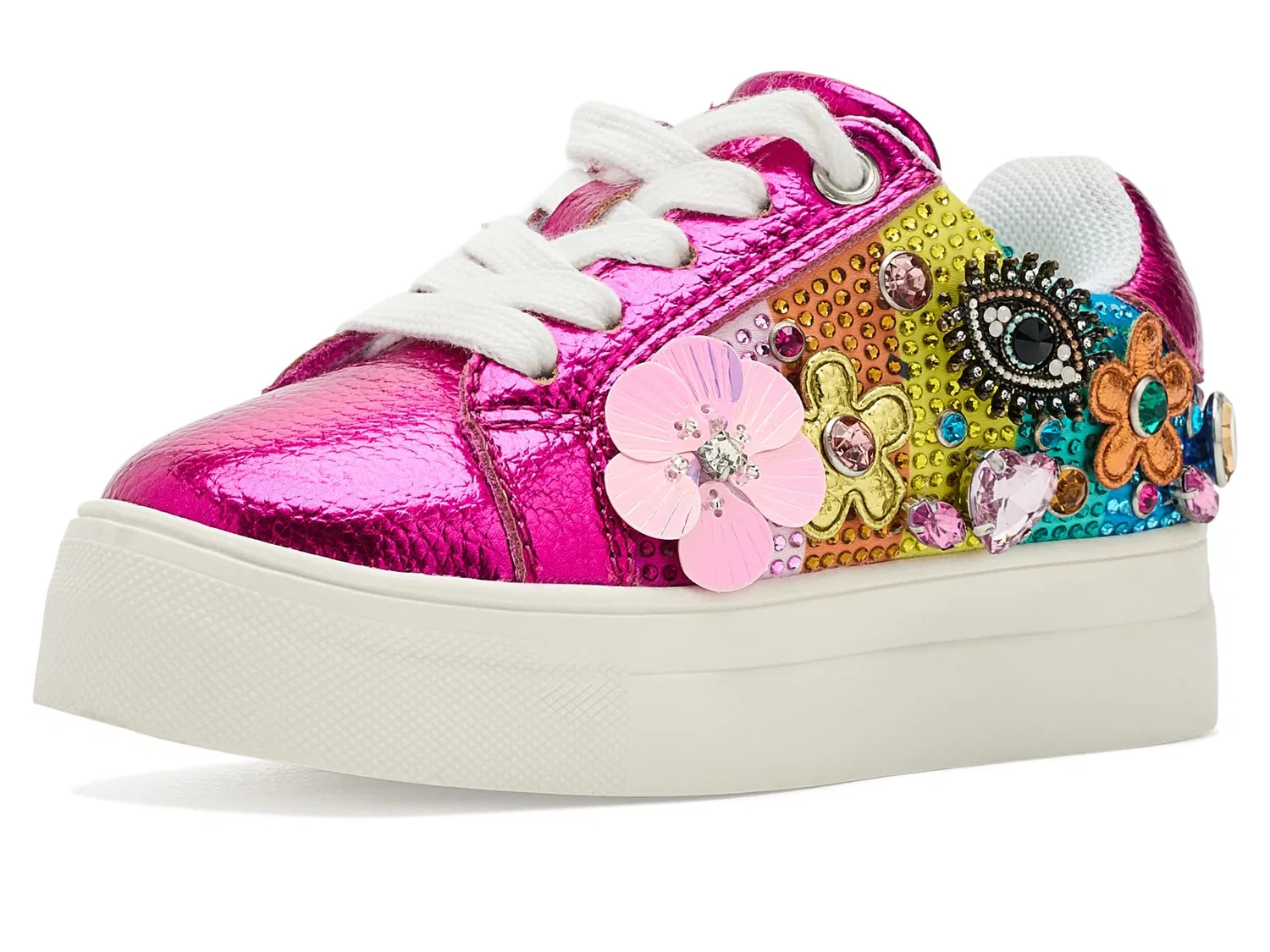 Кроссовки Mini Laney Tutti Frutti (для малышей) Kurt Geiger London Kids, Fuchsia Multi