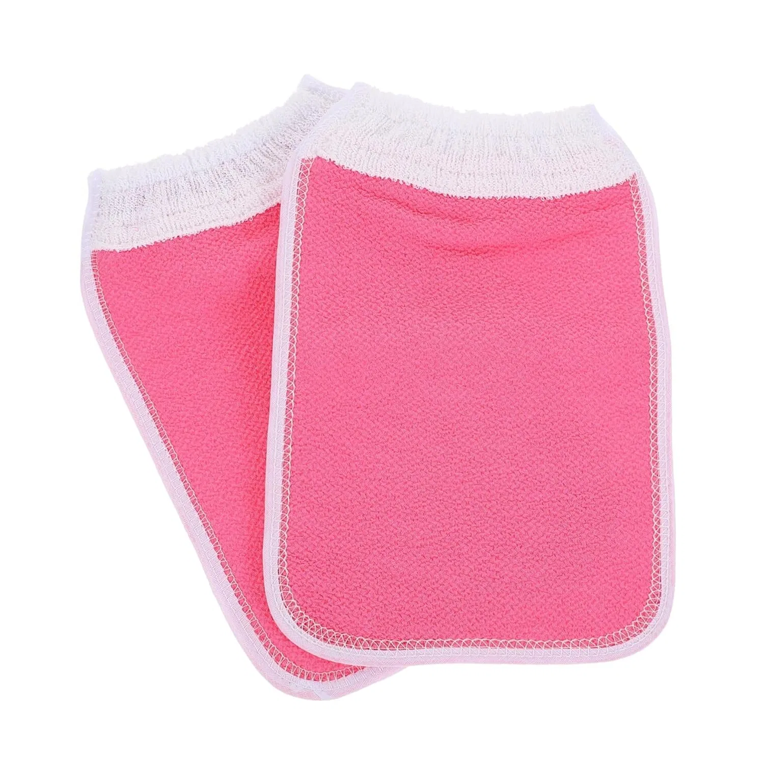 Мочалка для душа эксфолиирующая PAMINGONO, 2 шт, Pink