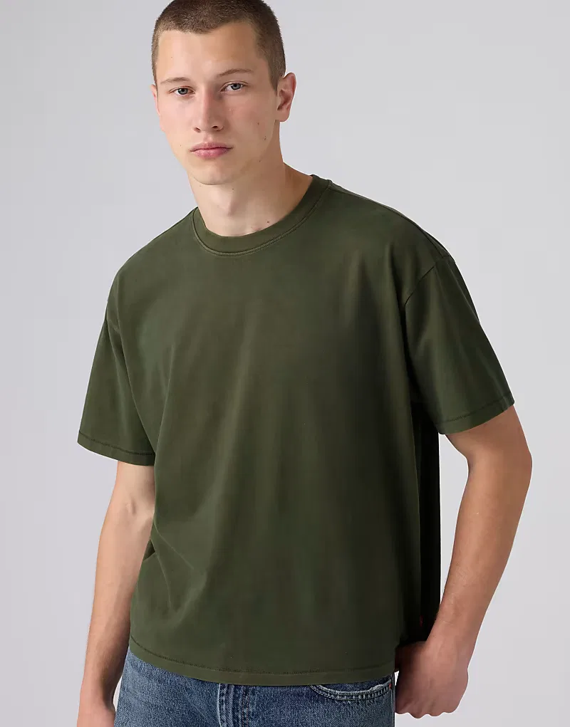 Футболка Levi's Boxy, зеленый — фото 4
