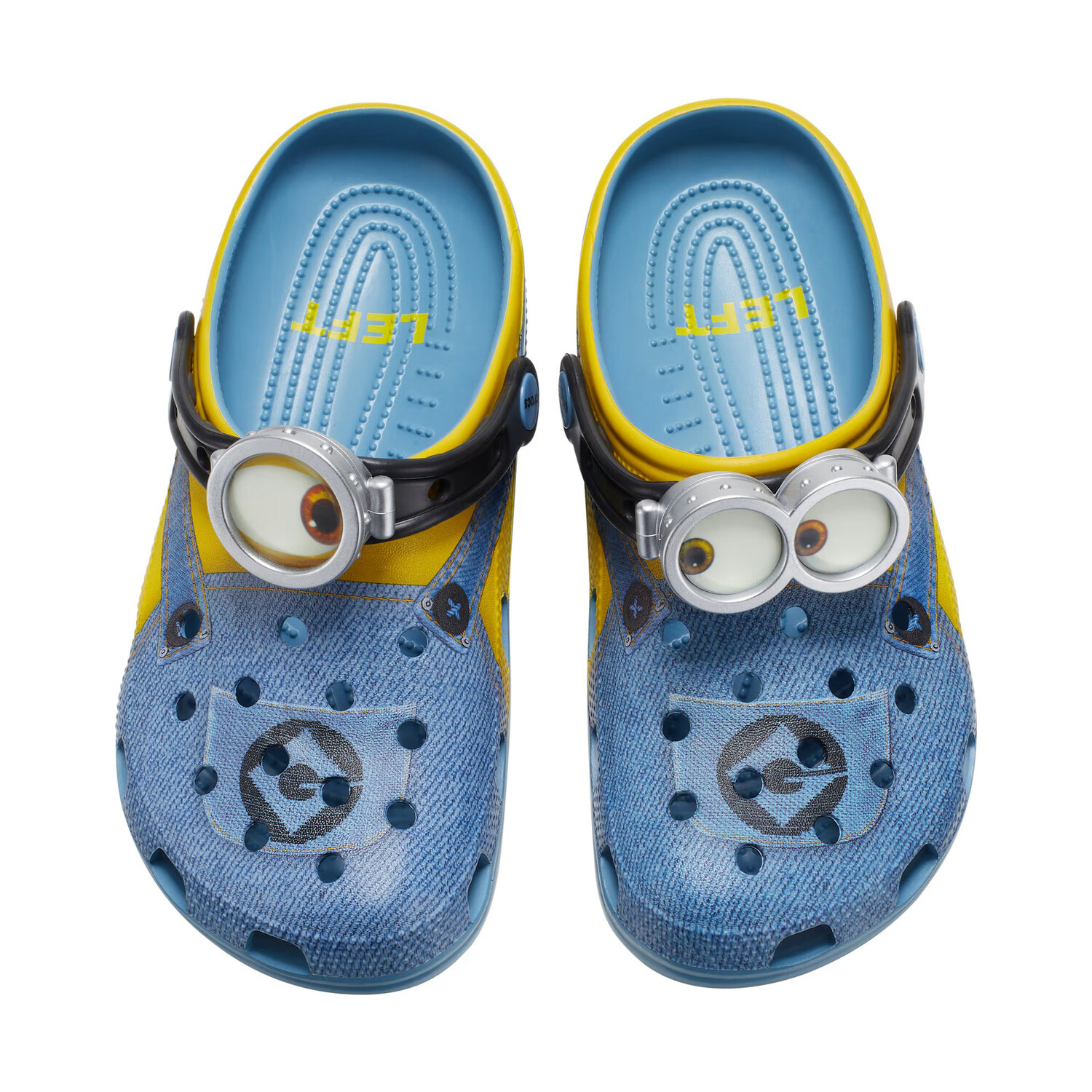 

Сабо Crocs Classic x Minions, синий