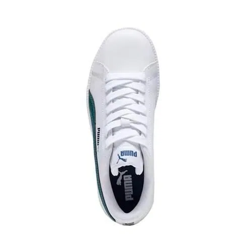Детские кроссовки с закрытой шнуровкой Puma Up, Puma, Weiss Atlantikblau — фото 3