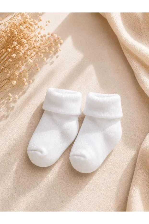 Детские носки для новорожденных хлопковые 2-Pack Gubi Kids, White — фото 2