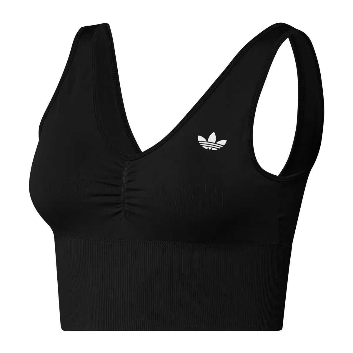 Женский топ, Trefoil Essentials Originals, adidas, черный