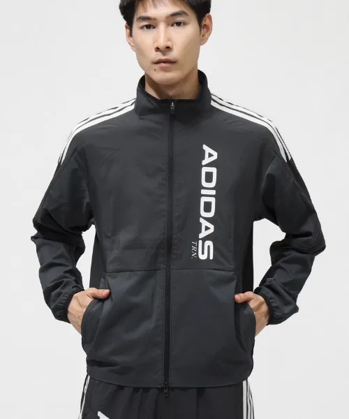 Мужская куртка с принтом Hybrid Adidas, Серый