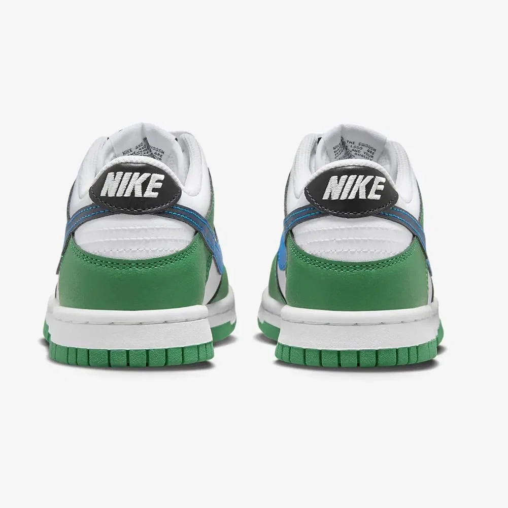 Детские кроссовки для мальчиков низкие NIKE Dunk Low NIKE, Green White — фото 3