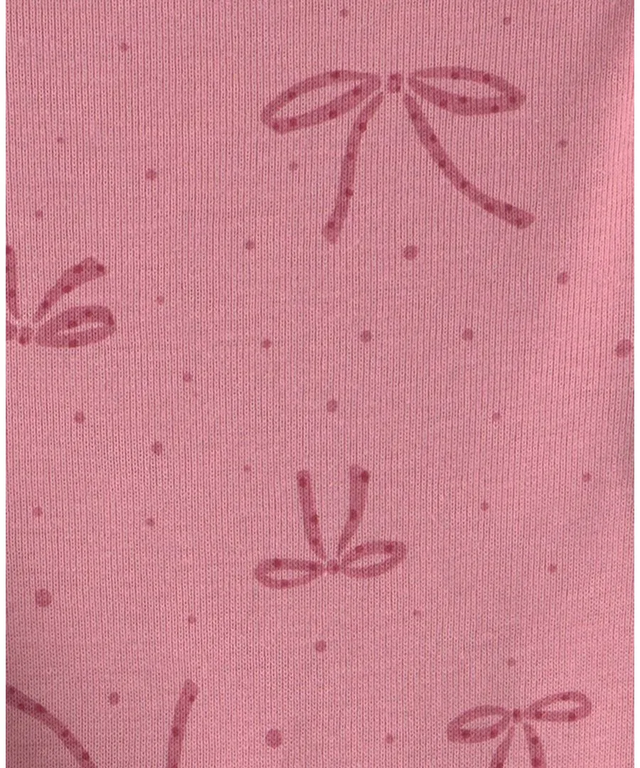 Комплект из 3 предметов: куртка-бомбер, боди и брюки, с принтом бант Carter's, Pink — фото 4