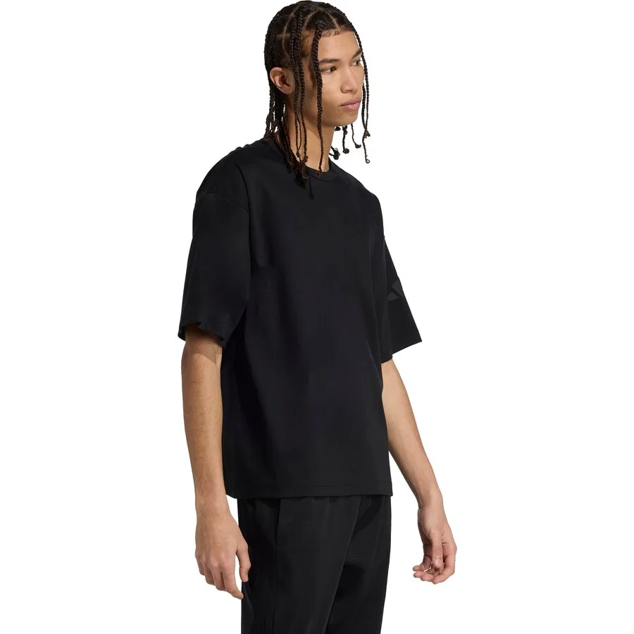 Футболка с коротким рукавом adidas M Sl T, Черный — фото 2