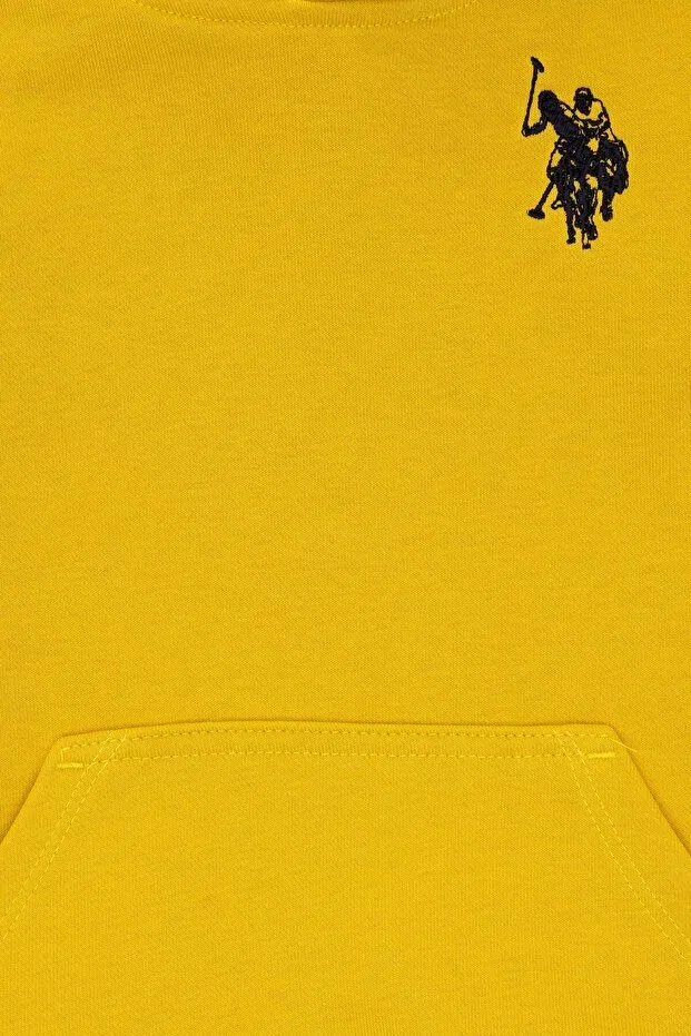 Детские свитшот для мальчиков с капюшоном U.S. Polo Assn., Dark Yellow — фото 3