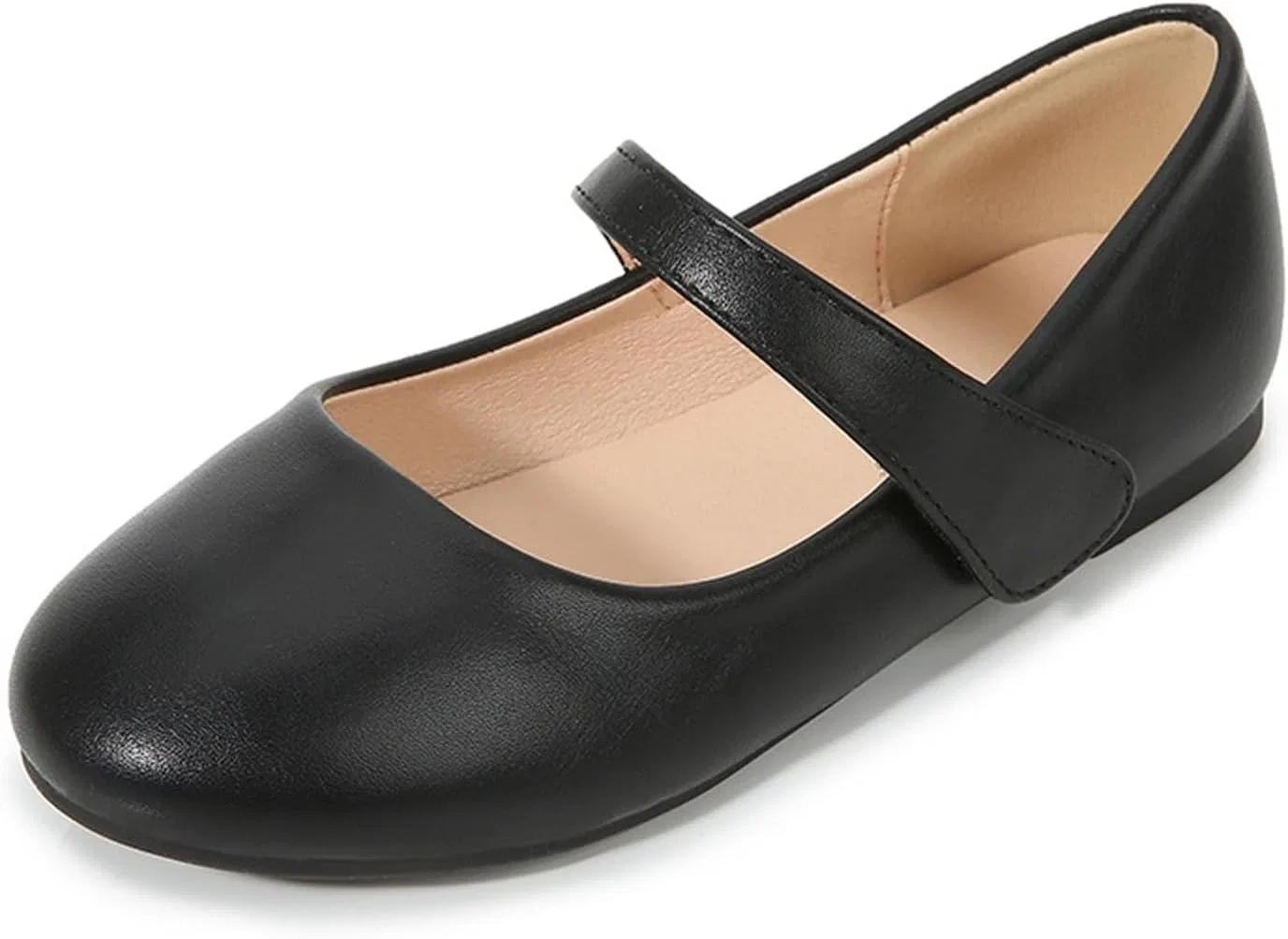 Детские туфли Мэри Джейн для девочек, модель Mary Jane Ballerina Flat Dress Shoes, Black