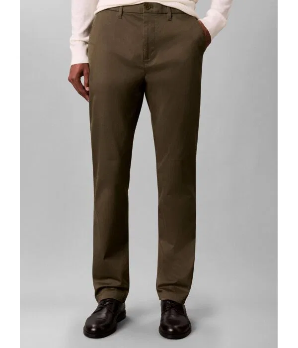 Мужские брюки чинос Slim Fit Calvin Klein, Verde Oliva