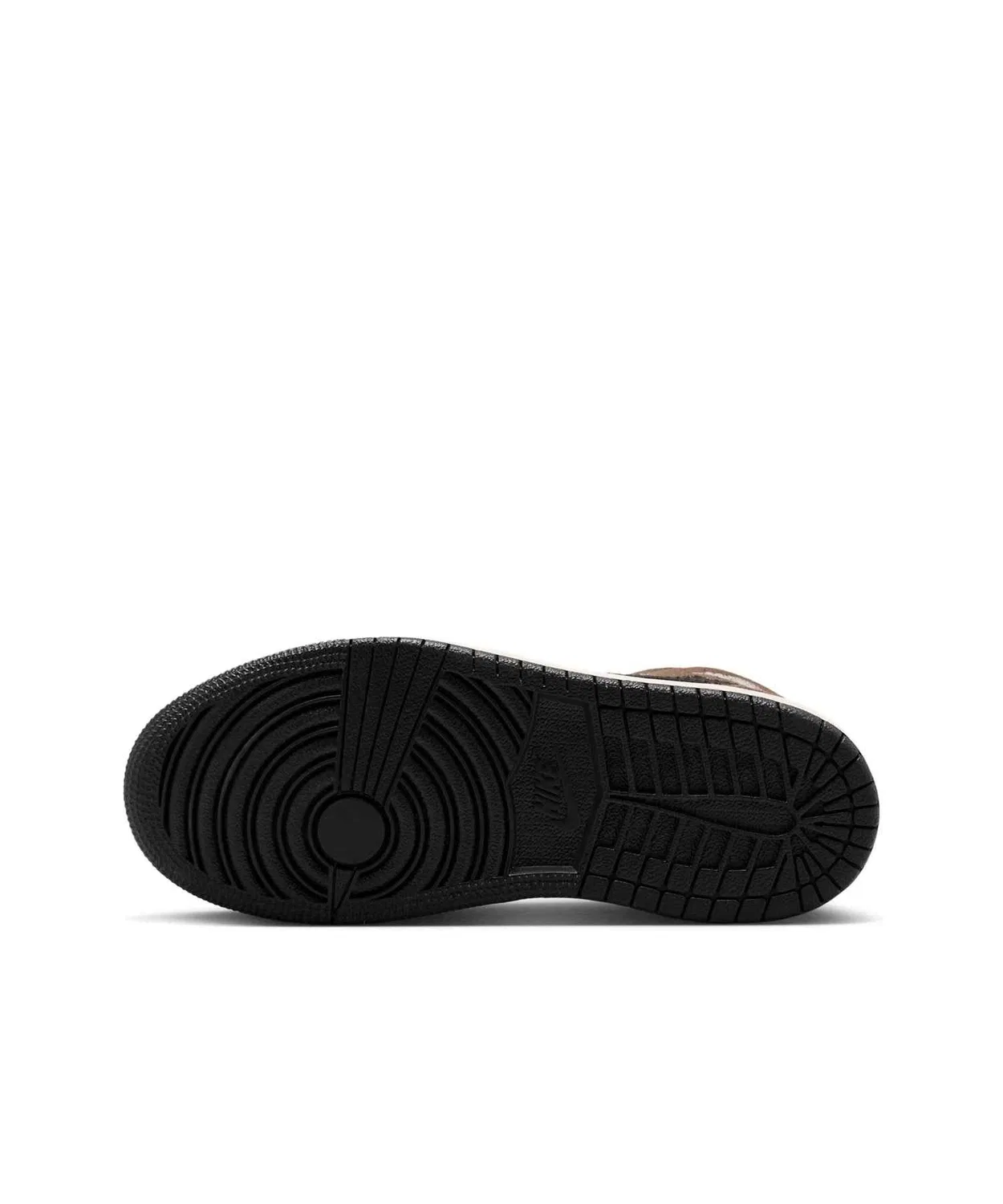 Детские кроссовки с высоким берцем Jordan 1 Mid Little Kids' Shoes JORDAN BRAND, Black — фото 2