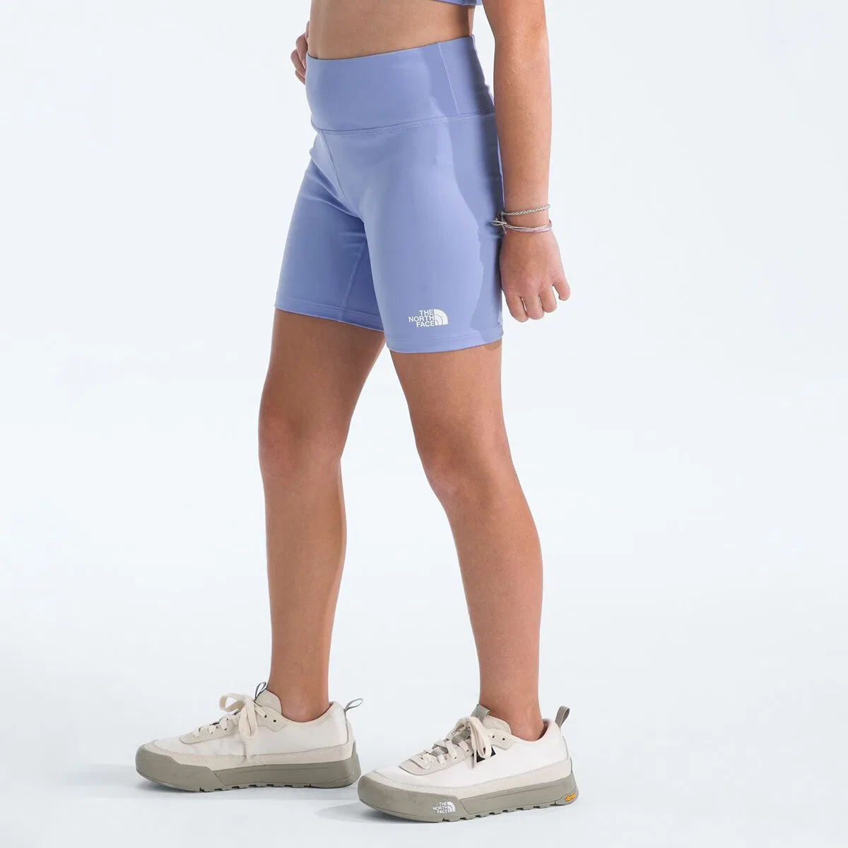 Детские шорты для девочек с технологией FlashDry Flex 5in Tight Short The North Face, Periwinkle Glow — фото 3