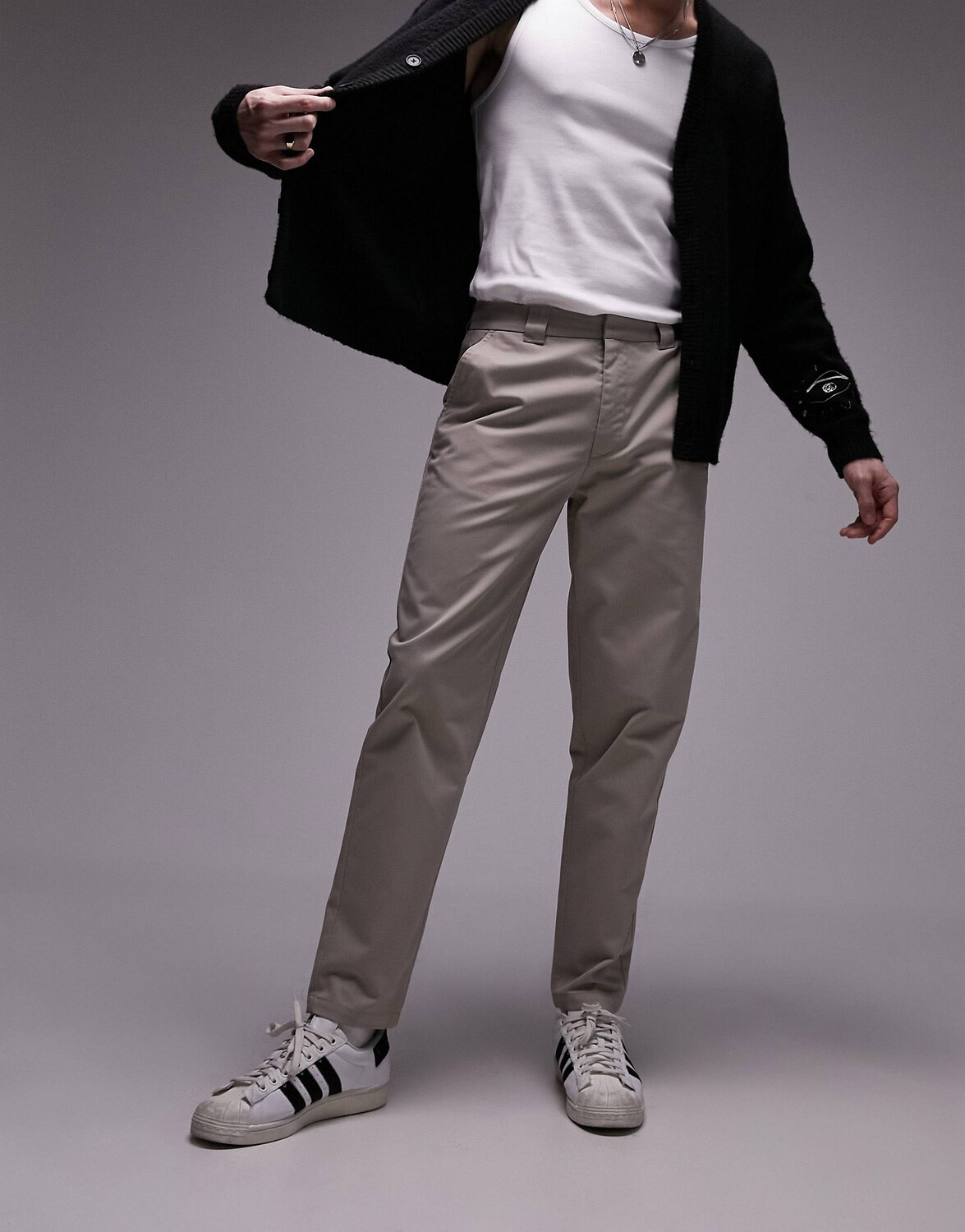 

Брюки Topman, серо-бежевый