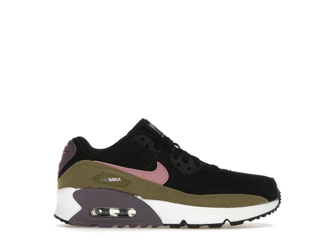 Детские кроссовки Lifestyle Nike Air Max 90 Nike, Black/Pilgrim/Canyon Purple/Elemental Pink