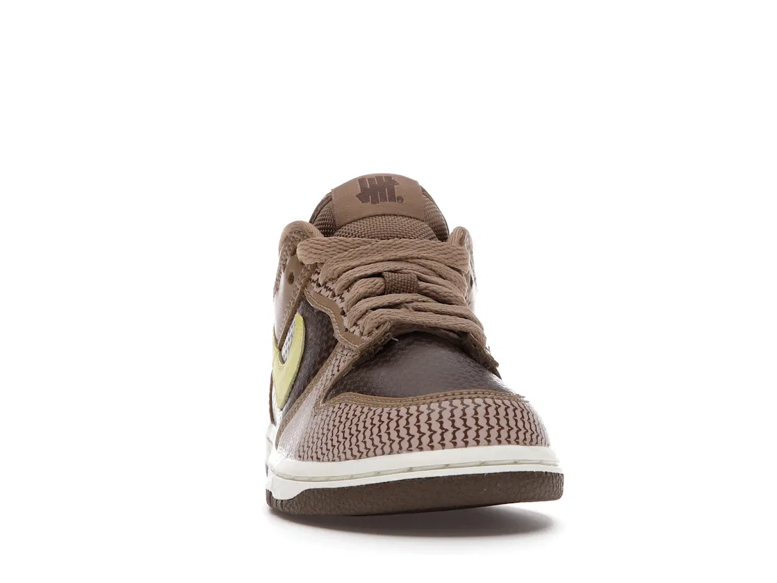 Детские кроссовки Lifestyle Nike Dunk Low Undefeated Canteen Dunk vs. AF1 Pack Nike, Canteen/Lemon Frost-Palomino — фото 2
