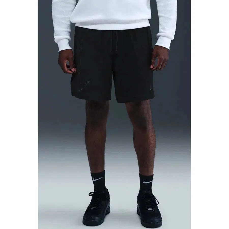 Шорты спортивные с принтом Giannis Fleece 8" Nike, Черный