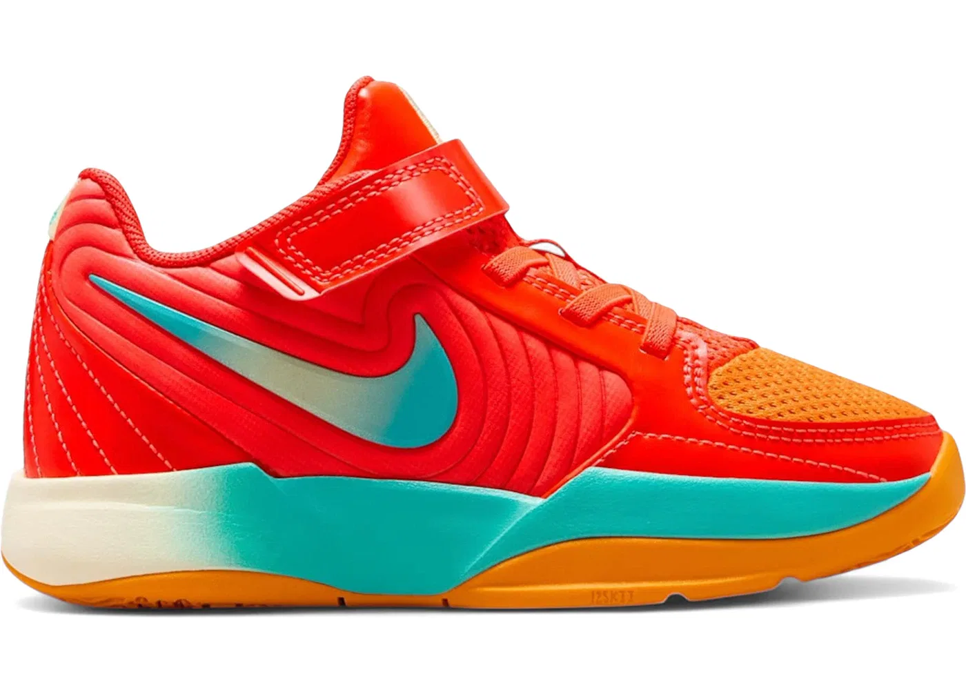 Детские кроссовки для мальчиков с длинным шнурком Nike Ja 2 Nike, Bright Crimson/Dusty Cactus/Life Lime