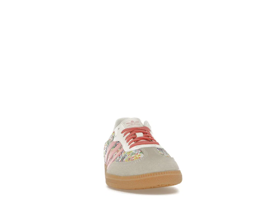Детские Кроссовки с Вышитым Цветочным Принтом Adidas Samba OG, Floral Print/Off White — фото 2