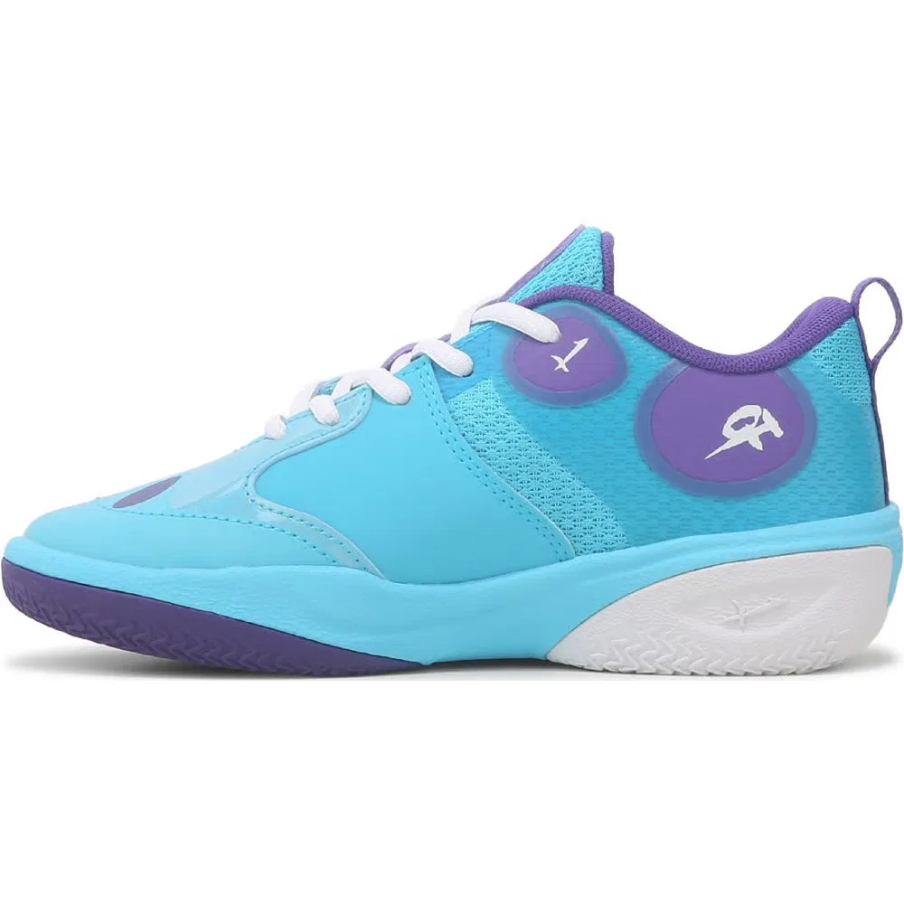 Детские баскетбольные кроссовки MB World .01 Puma, Blue/Purple — фото 3