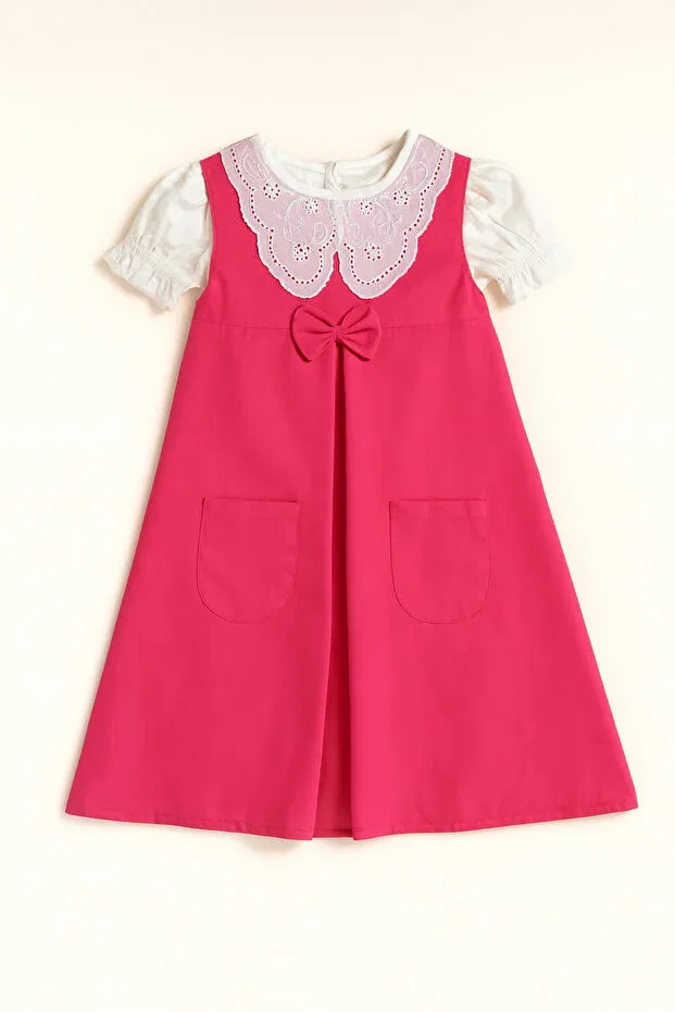 Детское платье для девочек кружевной воротник Gmg Baby, Colored — фото 3