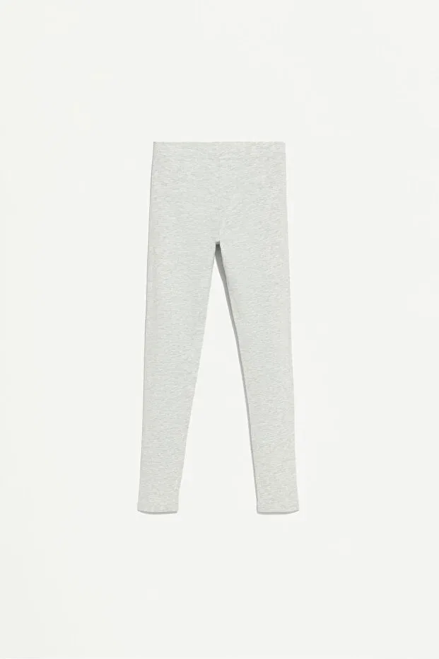 Детские леггинсы для девочек с зауженным кроем Lefties, Medium Gray — фото 3