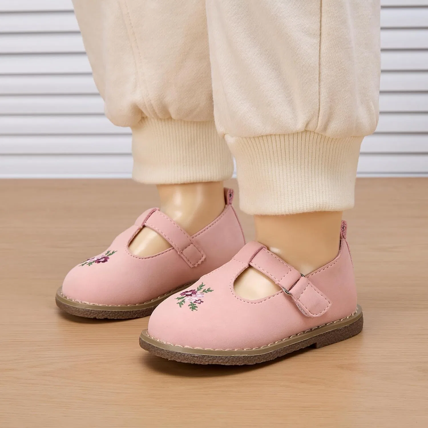 Детские туфли Мэри Джейн для девочек BMCiTYBM, Pink — фото 2