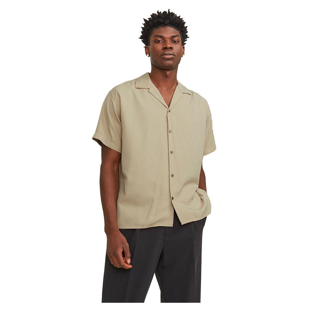 

Рубашка с длинным рукавом Jack & Jones Aaron Tencel Resort, бежевый