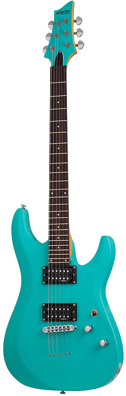

Электрогитара Schecter C-6 Deluxe Electric Guitar Satin Aqua Finish, 428