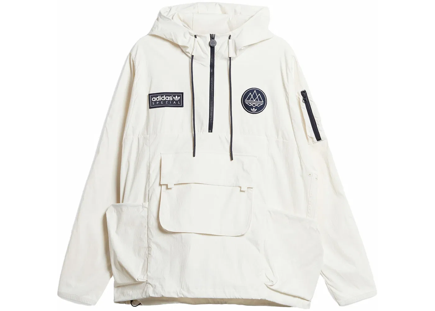 Мужская куртка-смокинг Todmorden Smock Adidas, Chalk White