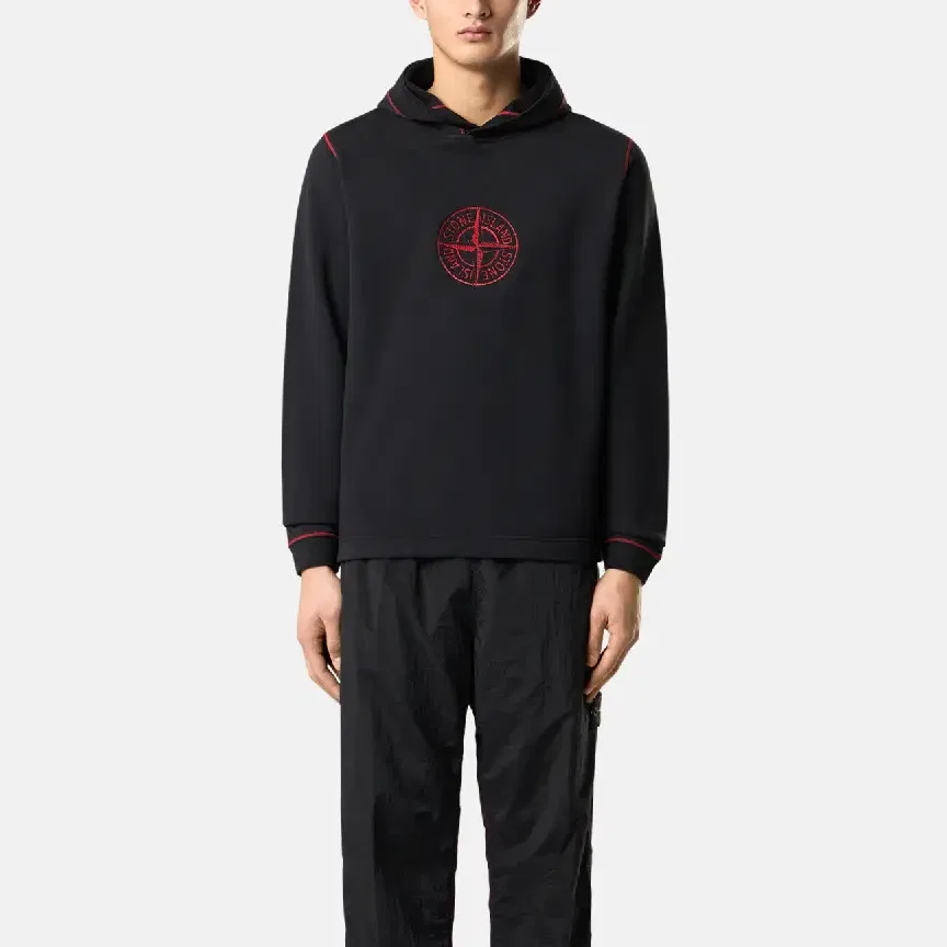 Свитшот с капюшоном, Limited Edition, Stone Island, Black — фото 4