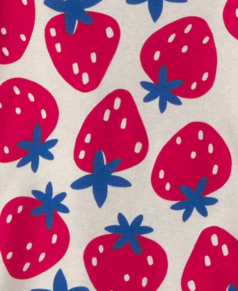 Детский комплект пижам для девочек с коротким рукавом Berries Carter's, Red/Blue — фото 2