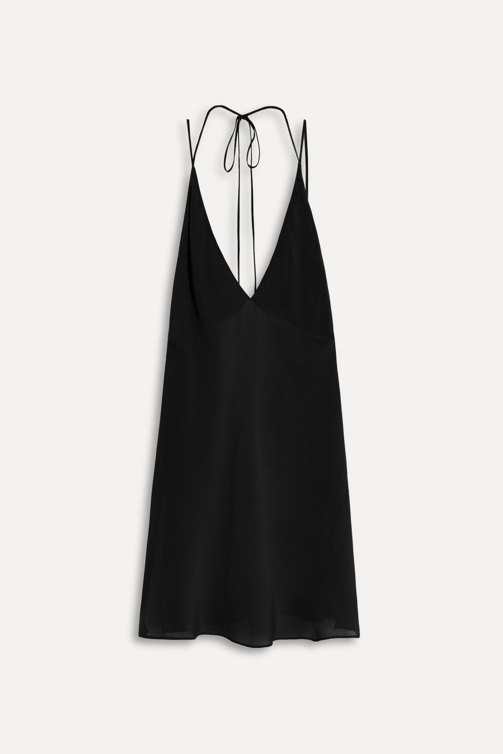 

Топ Zara 100% Silk With Vents 50th Anniversary, черный