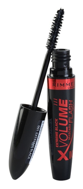 

Объемная и утолщающая тушь Rimmel Volume Flash X10 Extreme Black, оттенок 001 Extreme Black 8 мл