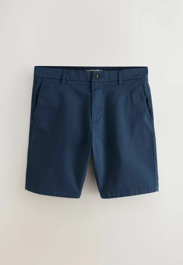 Шорты хлопковые Regular fit - stretch chino shorts 3 pack Next Ink Charcoal, черный/синий — фото 2