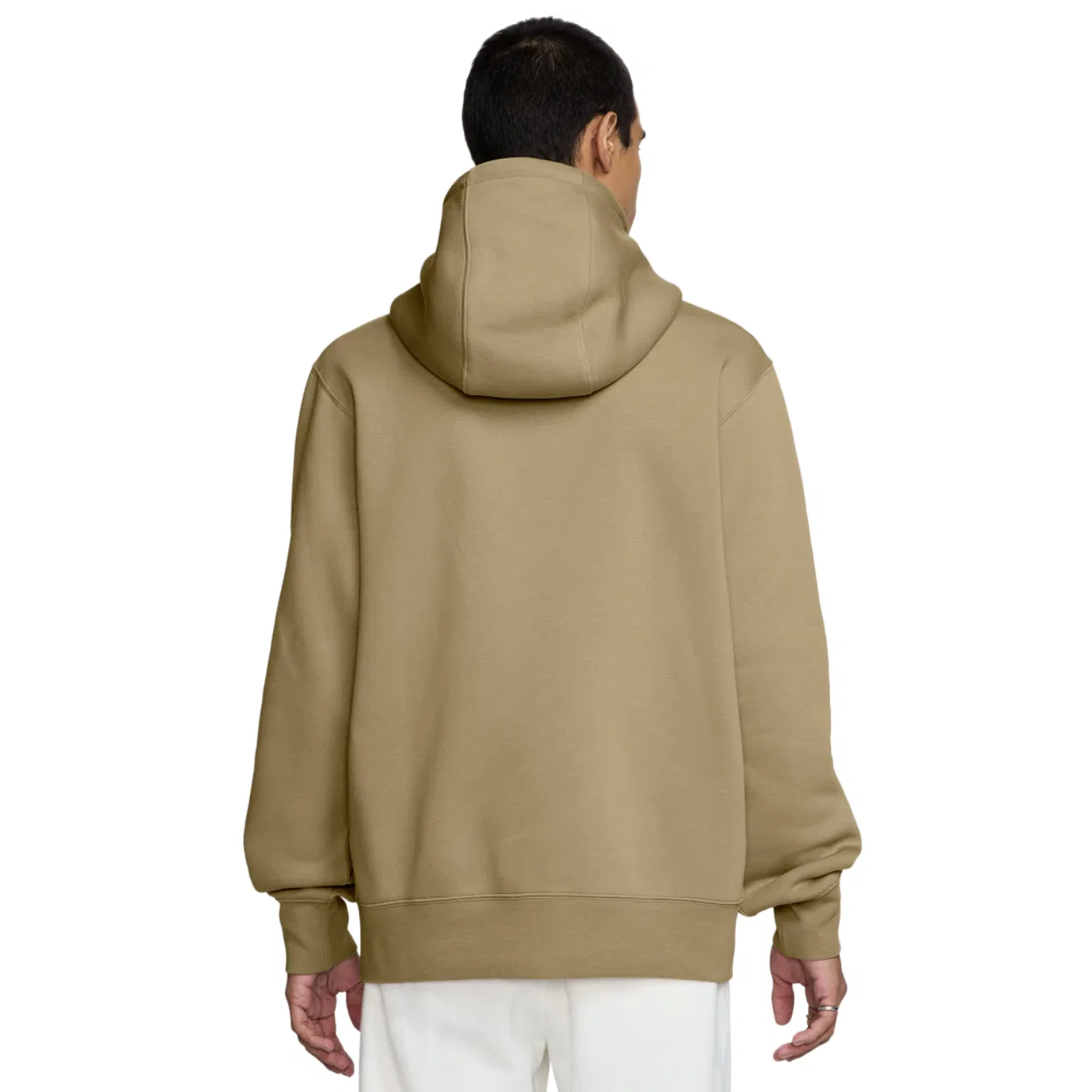 Мужское худи Nike Club Pullover, цвет Parachute Beige/White — фото 2