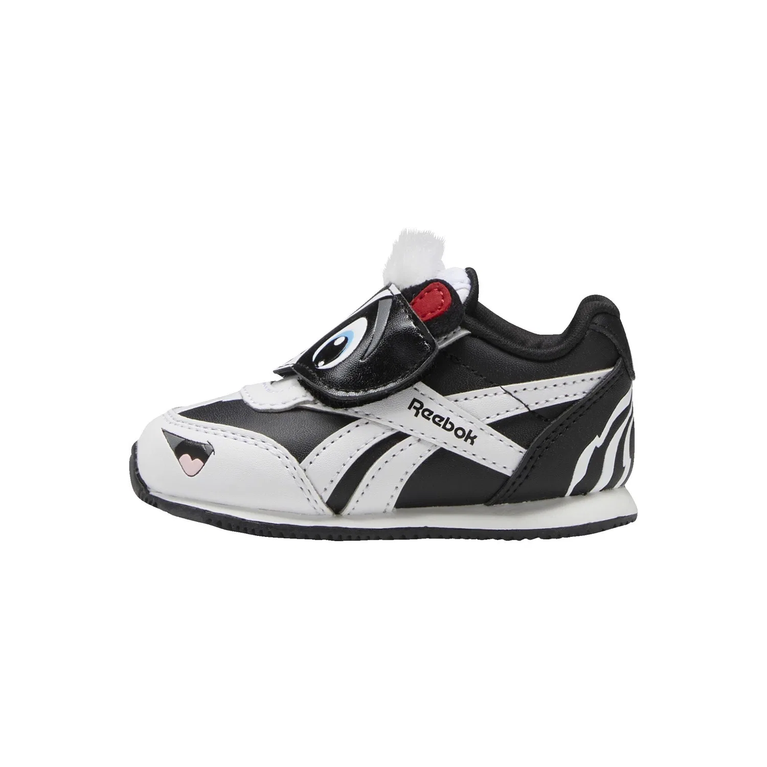 Детские кроссовки с принтом Reebok Royal Classic Jogger 2 KC, Schwarz Weiss Rot — фото 2