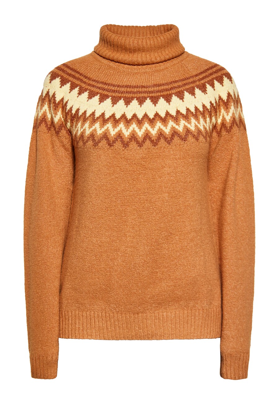 

Свитер IZIA, цвет Caramel/Dark brown