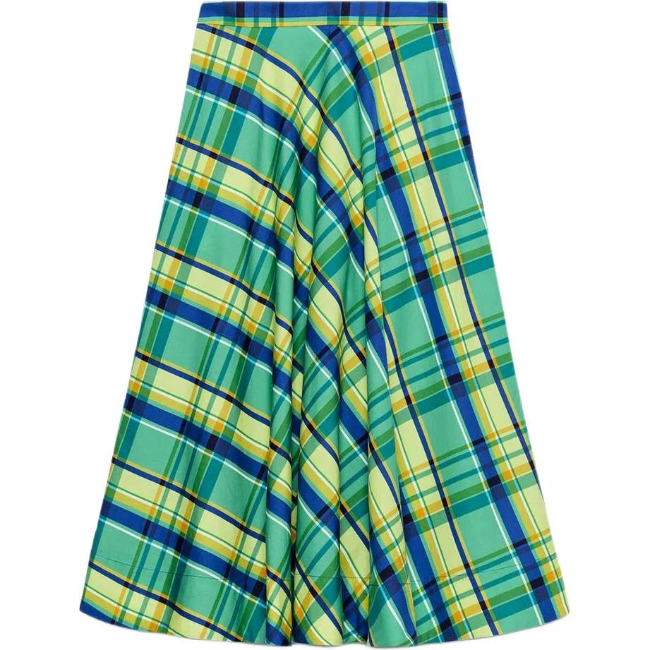 Женская юбка-трапеция Casual Long Skirts Multicolor ZARA, Multicolor — фото 3