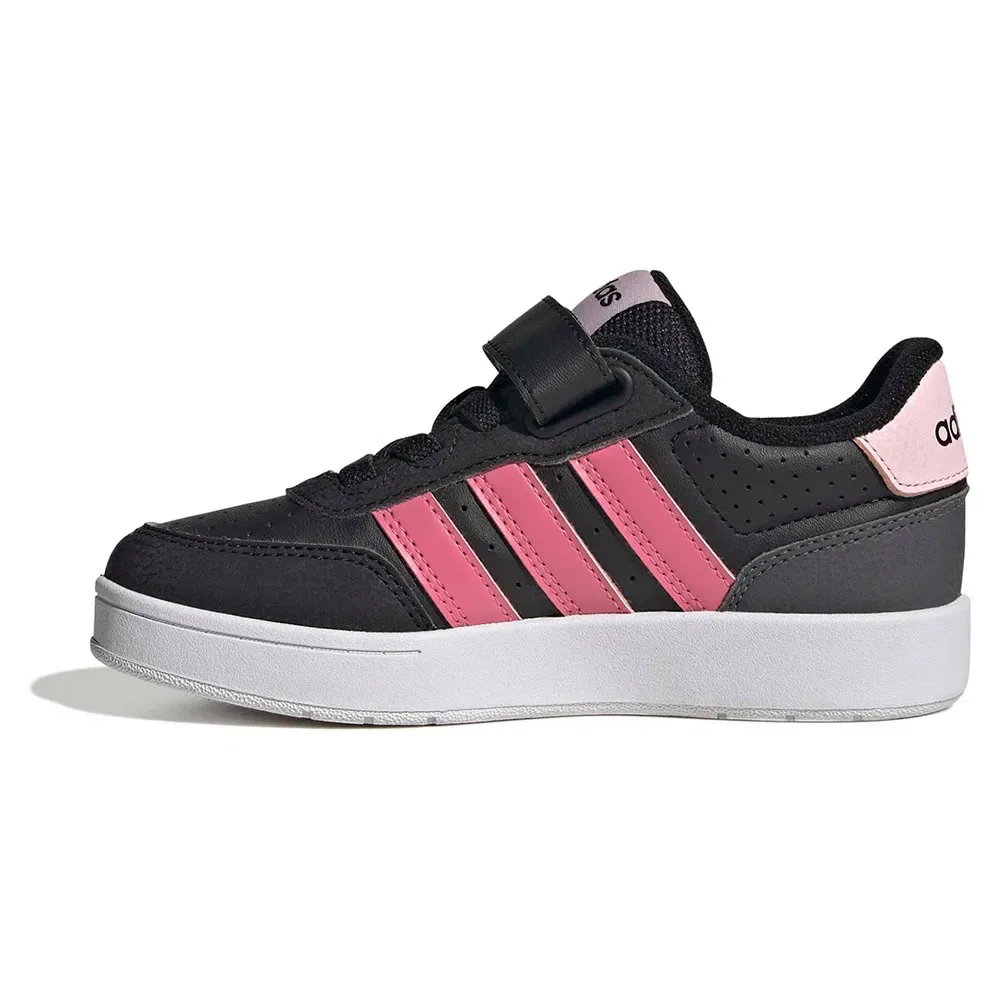 Детские кроссовки для девочек с липучкой Breakbase Adidas, Black — фото 3