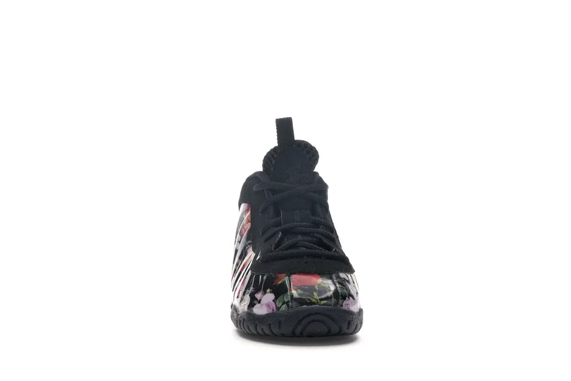 Детские кроссовки с верхом Foamposite Nike Air Foamposite One, Black/Black-Metallic Gold — фото 2