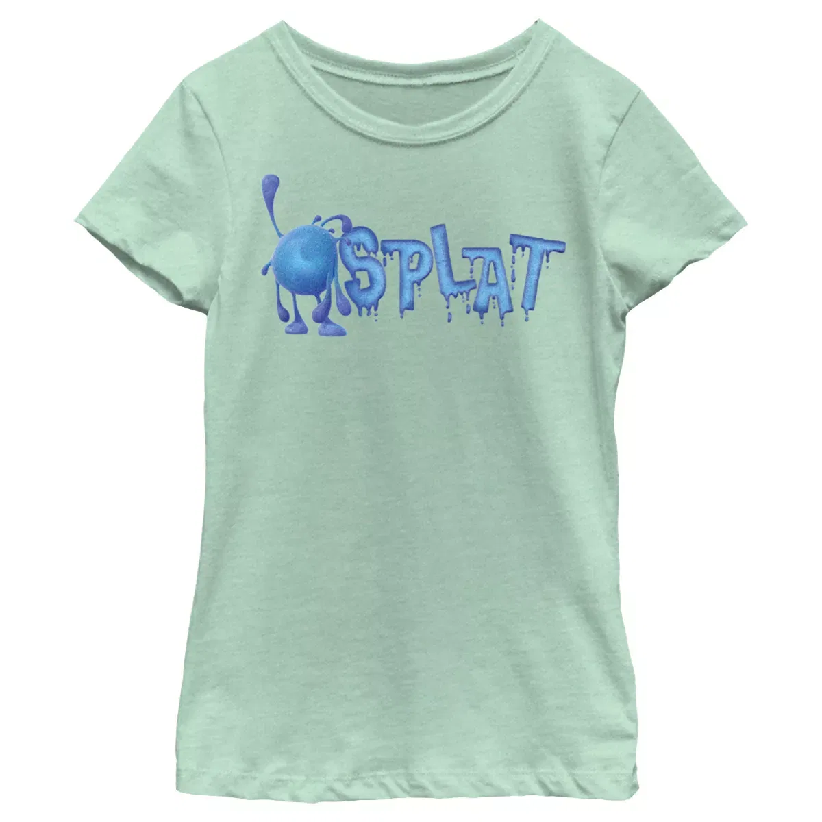 Детская футболка с принтом Strange World Splat Drip Logo Disney, Mint